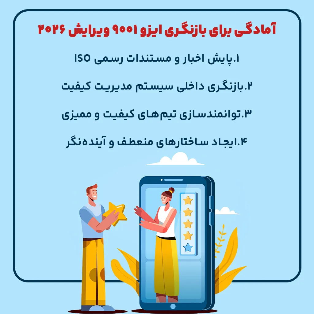 آمادگی برای بازنگری ایزو 9001 ویرایش 2026