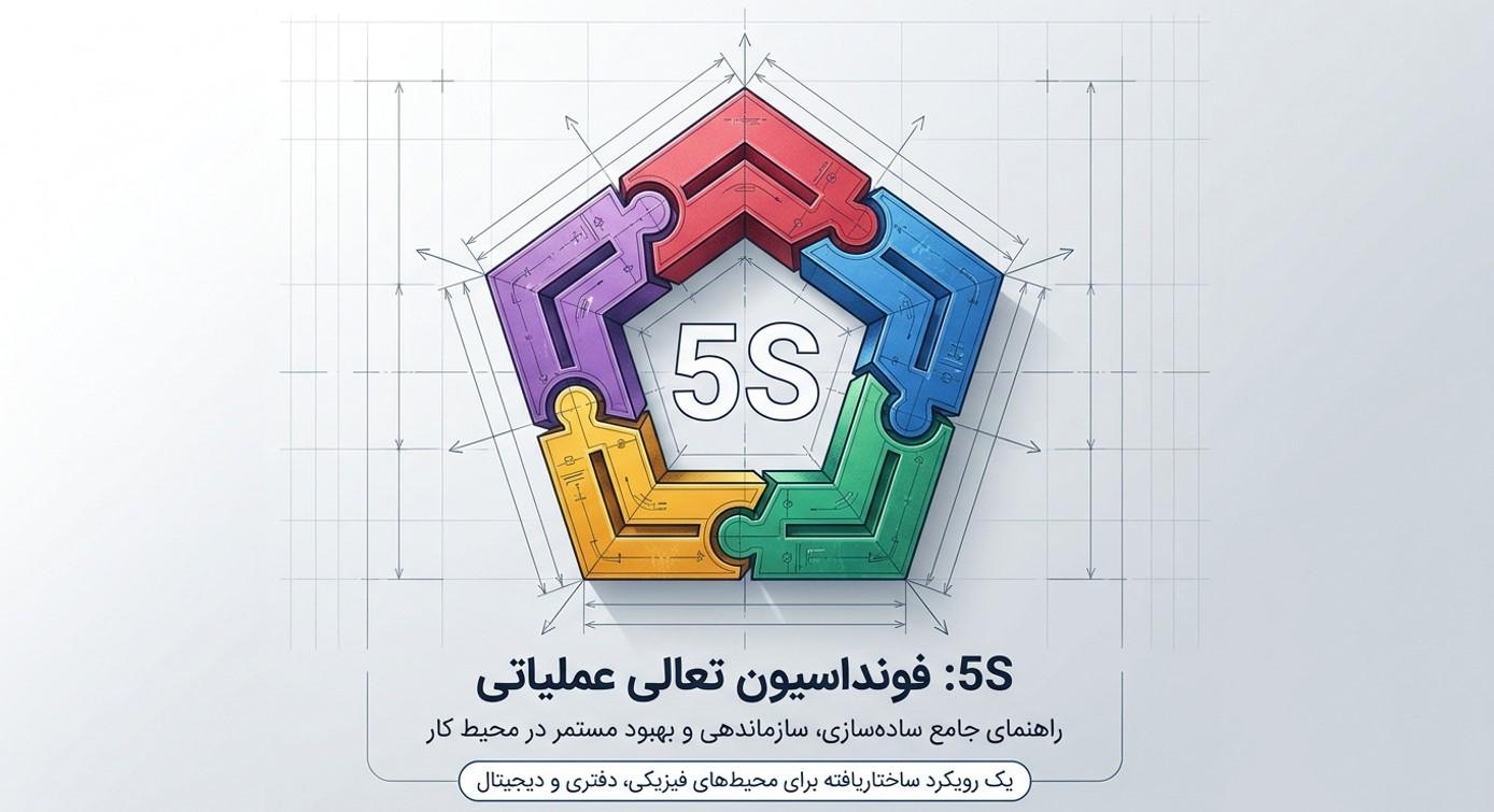 پنج مرحله نظام آراستگی 5S 