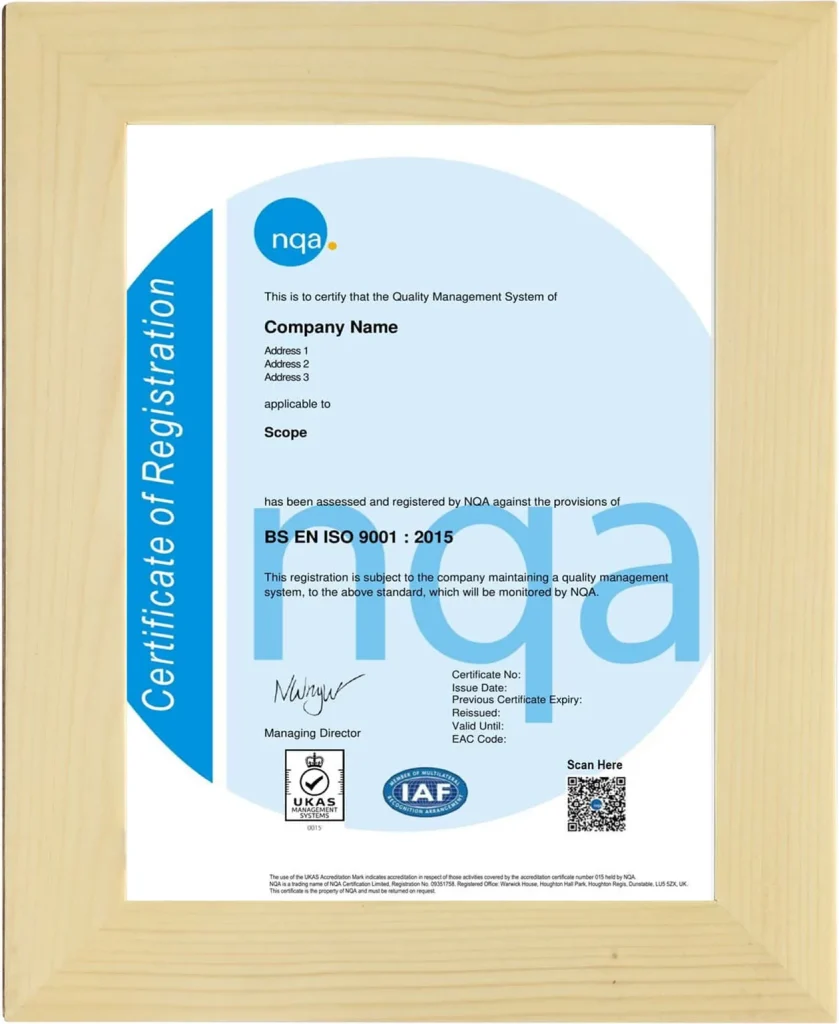 NQA – تحت اعتبار IAF