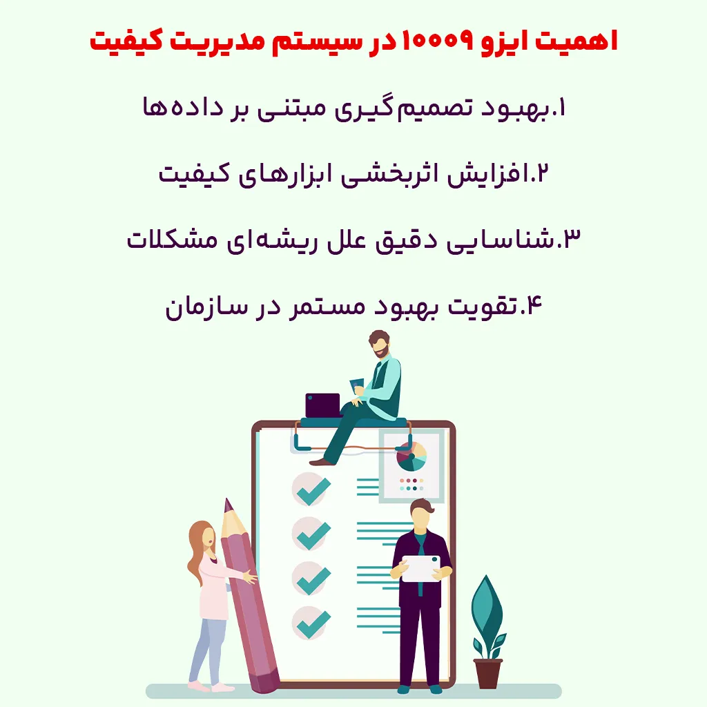 اهمیت ایزو 10009 در سیستم مدیریت کیفیت