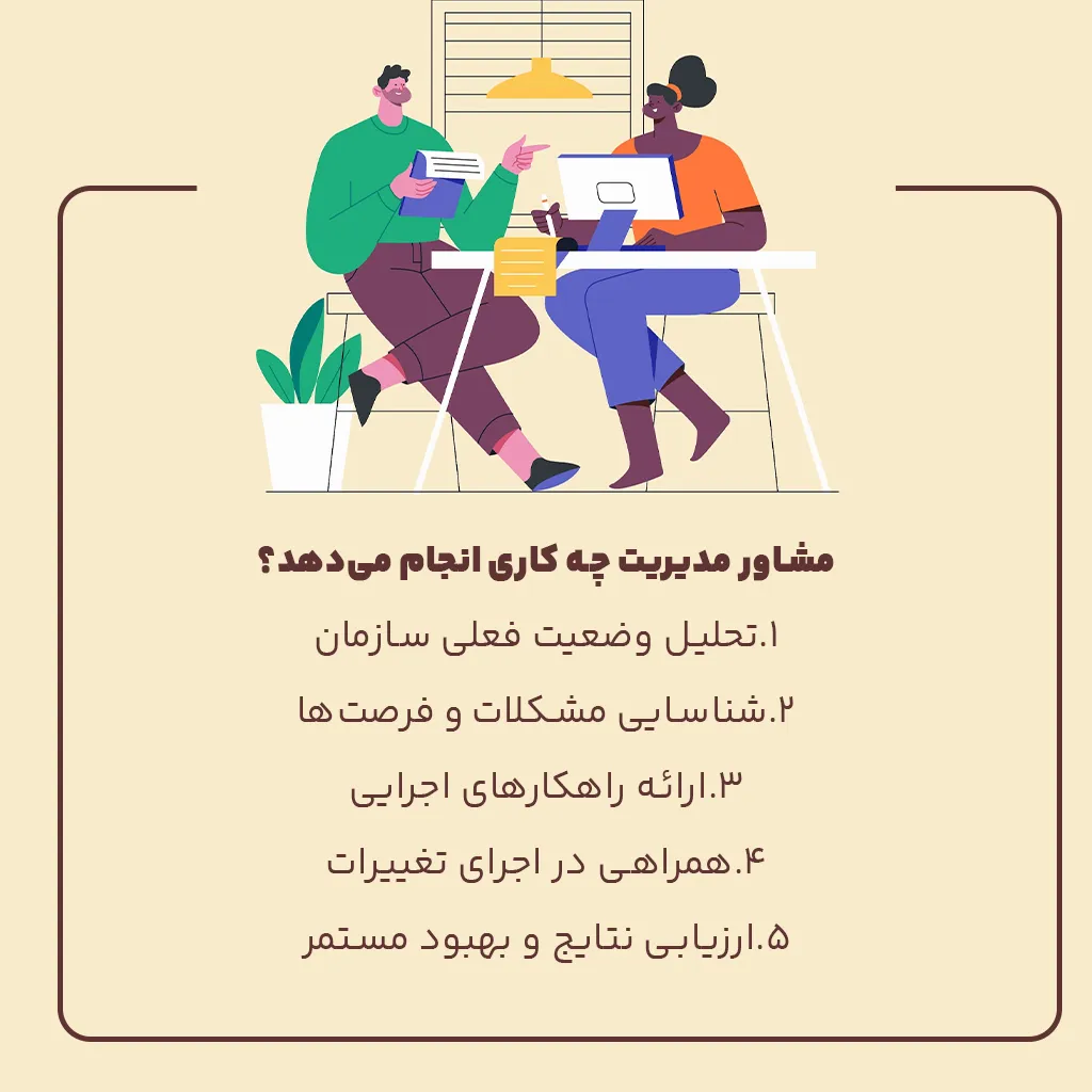 مشاور مدیریت چه کاری انجام می‌دهد؟